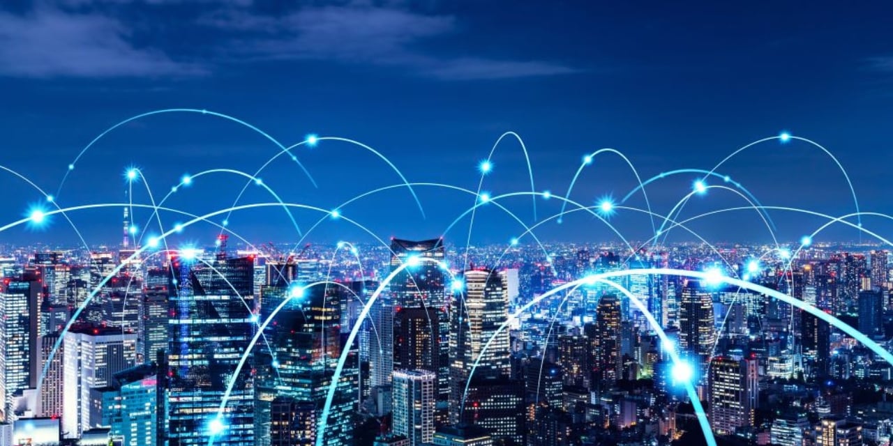 Abstract skyline image