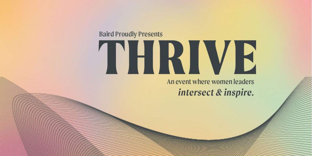  Nexus proudly presents Thrive. An event where women leaders intersect and inspire.